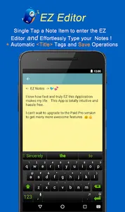 EZ Notes Lite screenshot 1