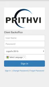 Prithvi - Back Office Software screenshot 0