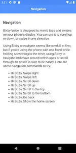 Commands & Guide for Bixby screenshot 1