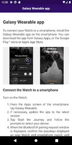 User guide for Galaxy Watch screenshot 1