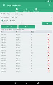 Prize Bond Wallet screenshot 11