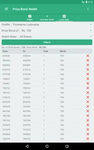 Prize Bond Wallet screenshot 12