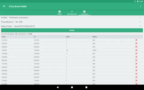 Prize Bond Wallet screenshot 19