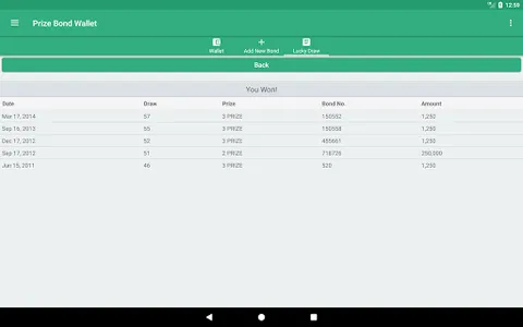 Prize Bond Wallet screenshot 20