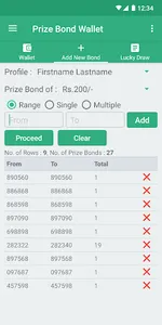 Prize Bond Wallet screenshot 3