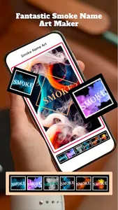Smoke Name Art Maker App screenshot 0