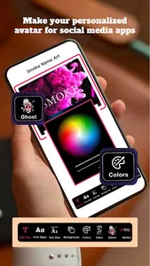 Smoke Name Art Maker App screenshot 2