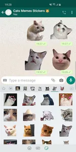 Cat Memes Stickers WASticker screenshot 0