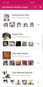 Cat Memes Stickers WASticker screenshot 4