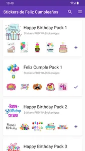 Stickers Happy Birthday screenshot 3