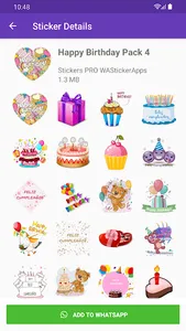 Stickers Happy Birthday screenshot 6