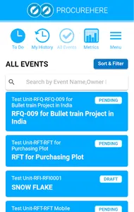 Procurehere screenshot 2