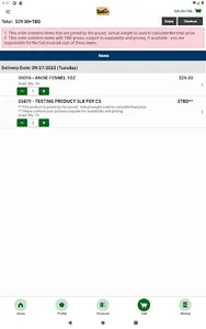 Valley Food Service Checkout screenshot 13