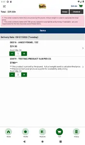 Valley Food Service Checkout screenshot 8