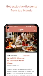 In The City App screenshot 2