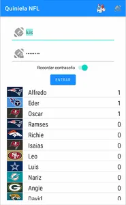 QuinielaNFL screenshot 0
