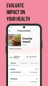 Healthy food: Barcode scanner screenshot 6