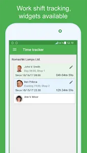 Green Timesheet - shift work l screenshot 7