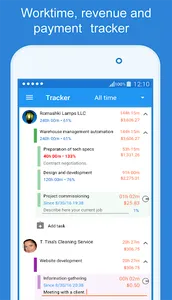 Trice - work time tracker app  screenshot 0