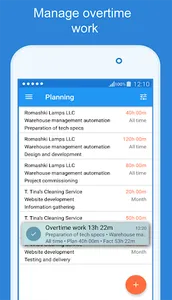 Trice - work time tracker app  screenshot 1