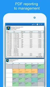 Express Worklog - timesheet, w screenshot 1