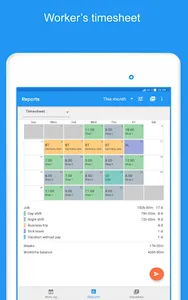 Express Worklog - timesheet, w screenshot 7
