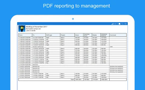 Express Worklog - timesheet, w screenshot 8