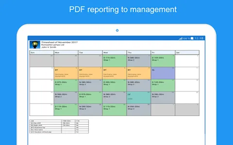 Express Worklog - timesheet, w screenshot 9