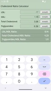 Cholesterol Ratio Calculator screenshot 16