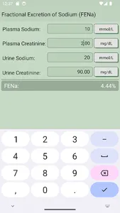 FENa Calculator screenshot 13