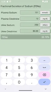 FENa Calculator screenshot 4