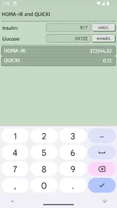 HOMA-IR & QUICKI Calculator screenshot 10