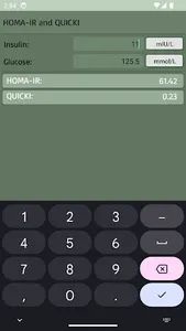 HOMA-IR & QUICKI Calculator screenshot 13