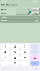 HOMA-IR & QUICKI Calculator screenshot 16