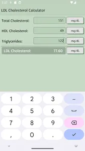 LDL Cholesterol Calculator screenshot 10