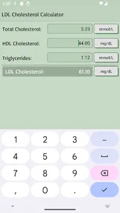 LDL Cholesterol Calculator screenshot 21