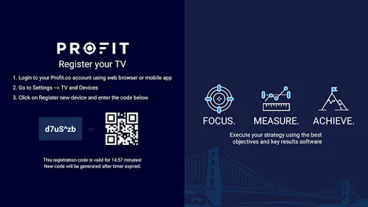 Profit.co OKRs for Android TV screenshot 2