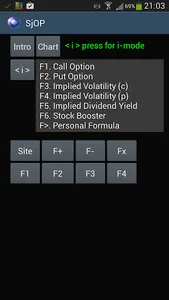 Call Put Option Calculator screenshot 0