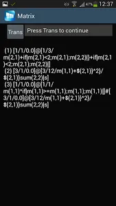 Matrix Scientific Calculator screenshot 3