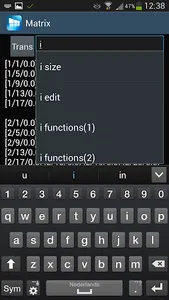 Matrix Scientific Calculator screenshot 4