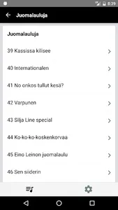 Laulukirja Profitti screenshot 2