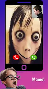 Creepy Momo Fake Video Call screenshot 4