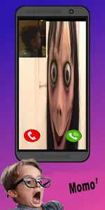 Creepy Momo Fake Video Call screenshot 5