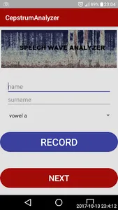 CepstrumAnalyzerApp screenshot 0