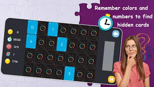 Memorize Colors, Numbers Pairs screenshot 8