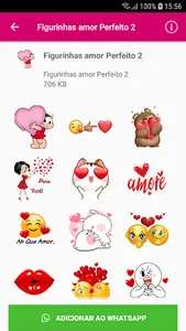 Figurinhas amor Perfeito screenshot 3