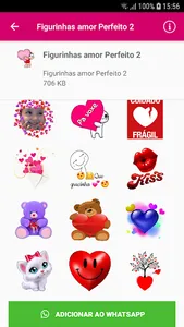 Figurinhas amor Perfeito screenshot 4