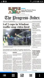 The Progress-Index eNewspaper screenshot 0