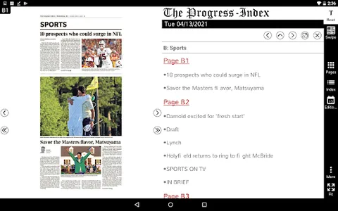 The Progress-Index eNewspaper screenshot 4