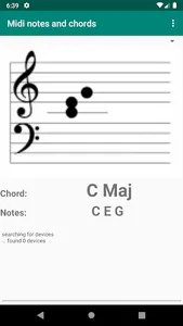 Midi notes and chords screenshot 0